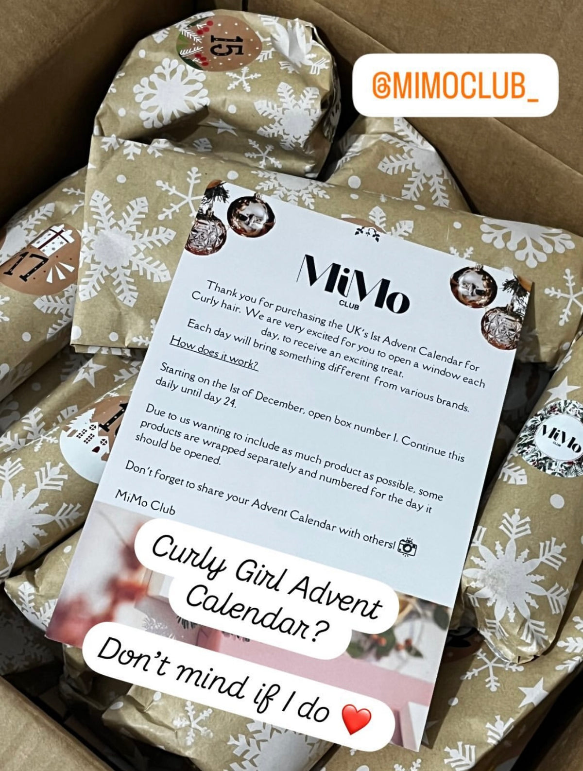 Curly Advent Calendar 2026